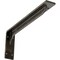 Ekena Millwork Embrey Steel Bracket, Antiqued Warm Silver 2"W x 16"D x 6 1/2"H BKTM02X16X06EBAWS - alternate 1
